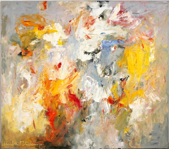 Voorjaar 2, 140 x 160 cm, olie op linnen