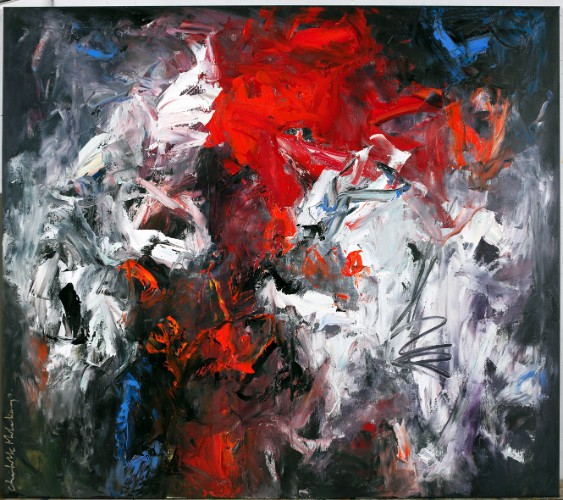 Restless Night, 140 x 160 cm, olie op linnen